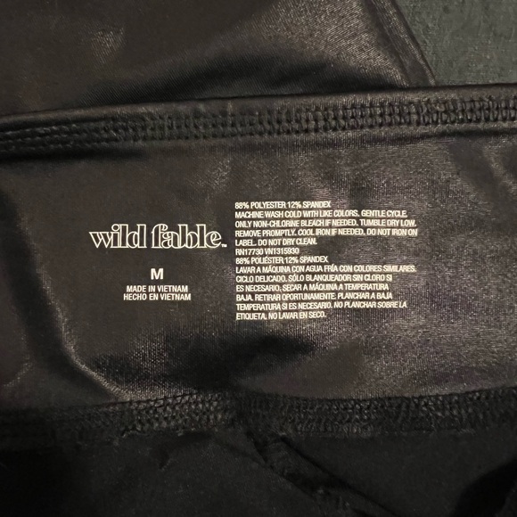 Wild Fable Faux Leather 7/8 Leggings - Picture 2 of 3